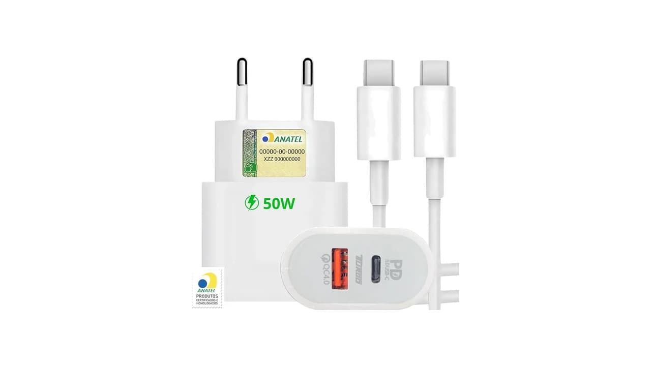 Qual Melhor Carregador Turbo 50W para iPhone e Android?