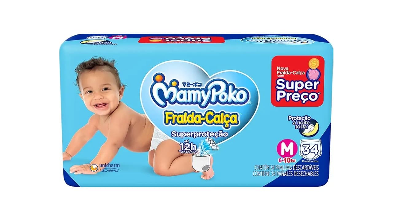Qual Melhor Fralda MamyPoko: Top 15 para Bebe