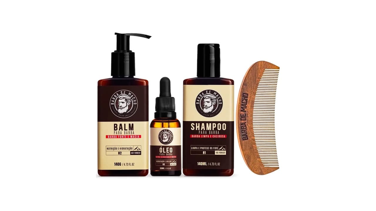 Qual o Melhor Kit Barba Masculino? Confira 10 Opções Incríveis!