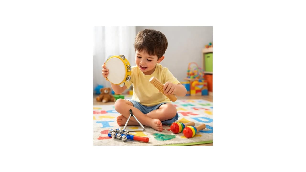 Qual Melhor Kit de Percussão Infantil para Crianças Aprenderem Música?