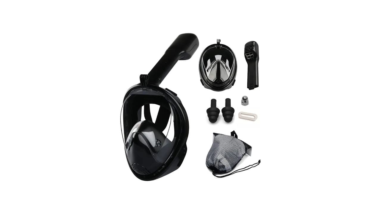 Qual Melhor Máscara de Mergulho Snorkel Full Face Com Suporte para Câmera