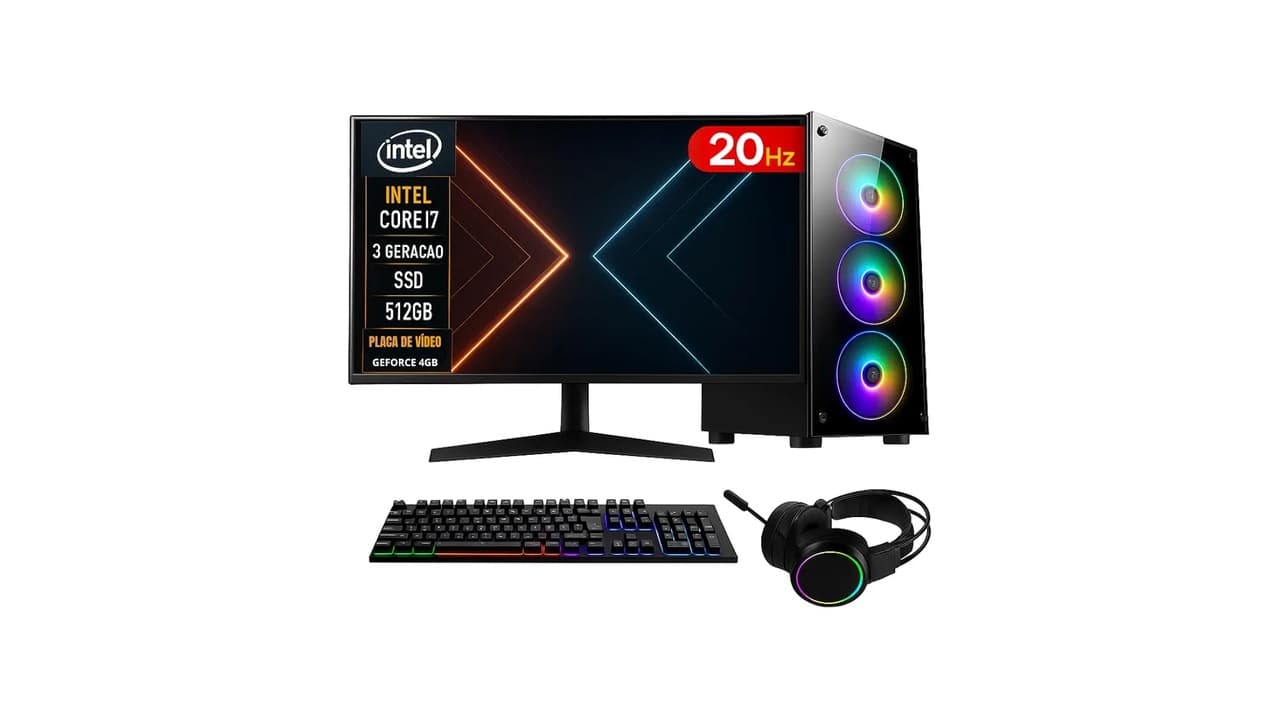 Qual Melhor PC Gamer até 3000 Reais: 7 Opções para Games e Produtividade
