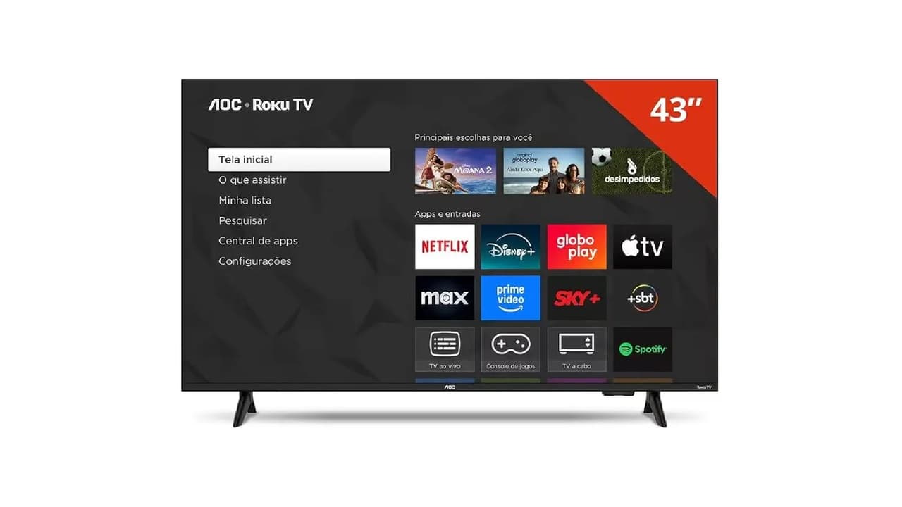 Qual a Melhor TV AOC Roku? 7 Modelos com Roku OS para Escolher
