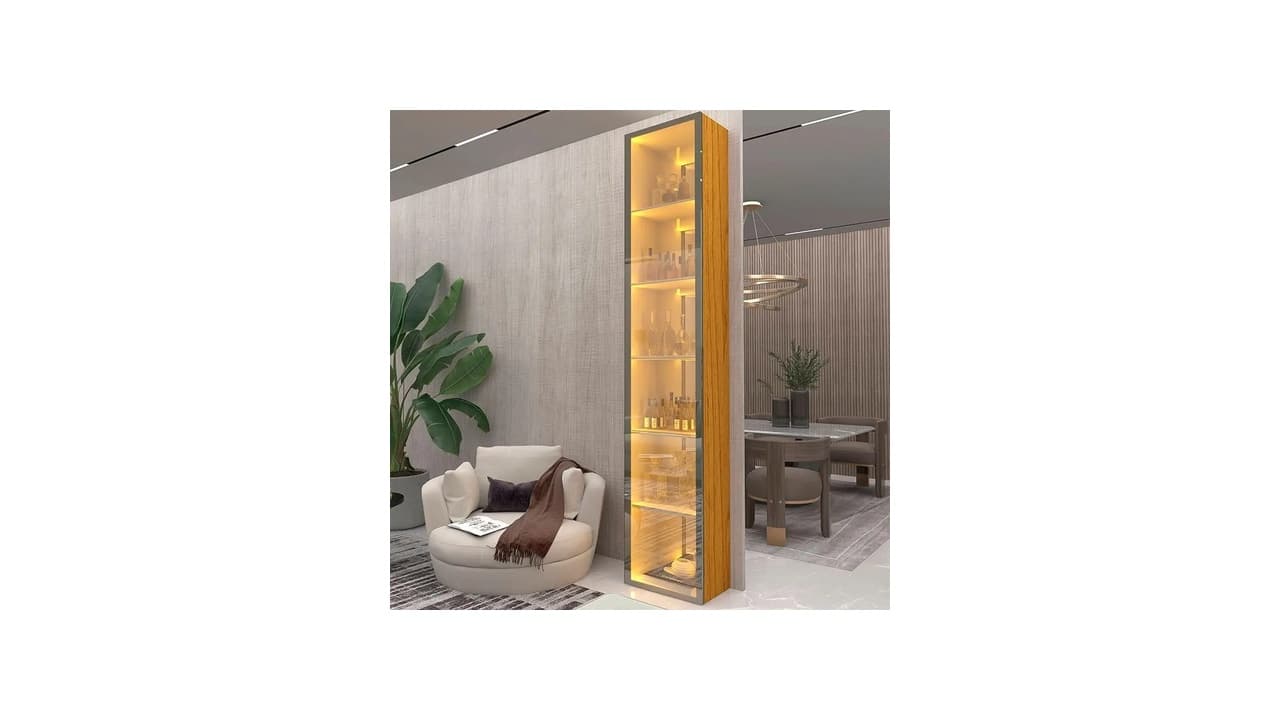 Qual Melhor Cristaleira de Vidro com LED: 10 Modelos com Design Elegante e Iluminação Premium