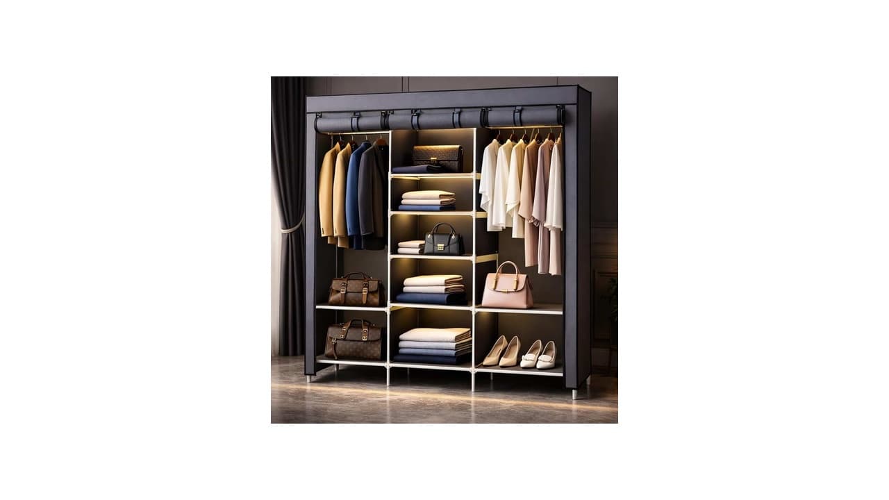 Qual Melhor Guarda-Roupa Portátil? 7 Modelos para Organizar Sem Obras!