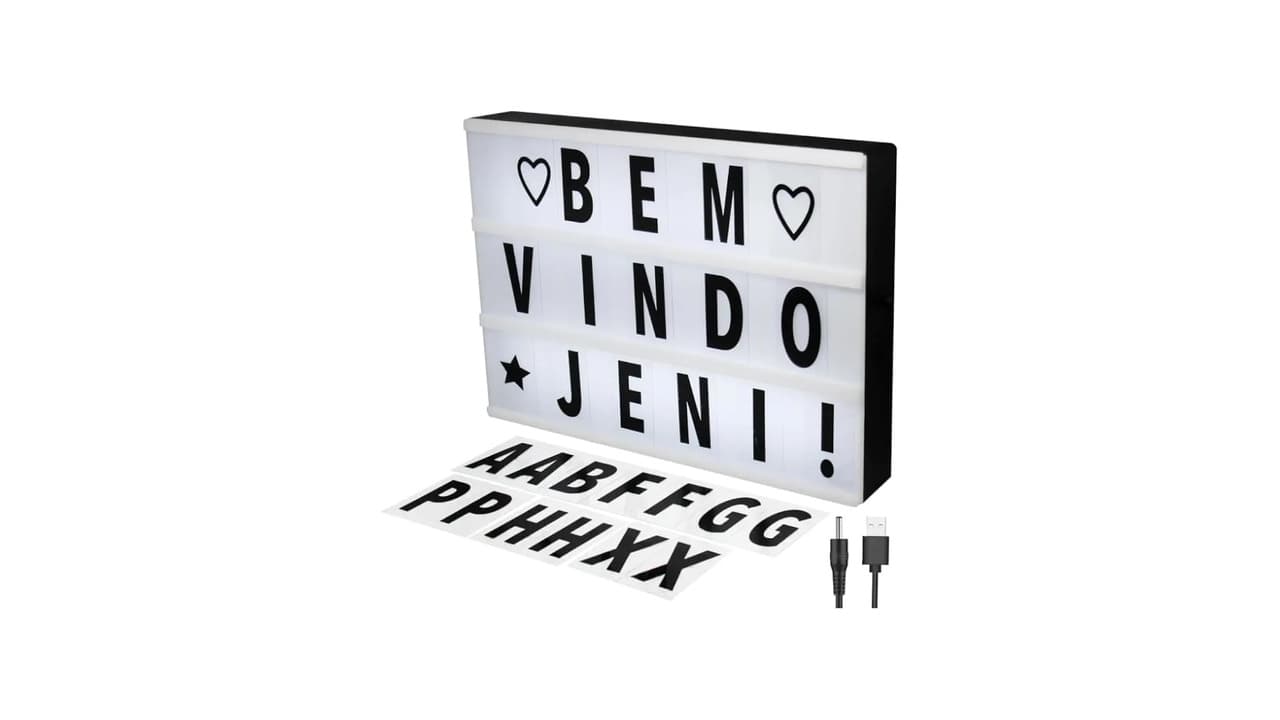Qual Melhor Letreiro Luminoso de LED Personalizável? Top 10 para Ambientes Decorados