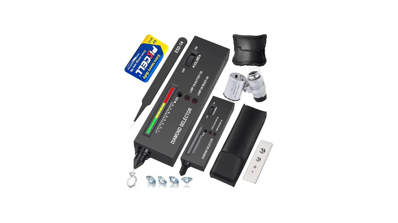 Qual Melhor Testador de Diamante Digital Portátil? Top 7 Testes Profissionais