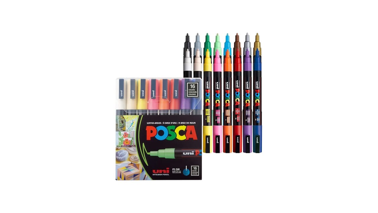 Qual a Melhor Tinta Posca? Descubra os 12 Marcadores Ideais para Arte e DIY