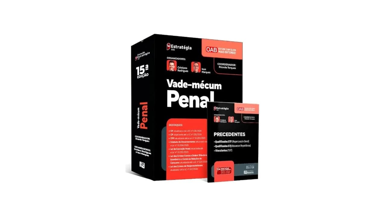 Qual Melhor Vade Mecum para Segunda Fase Penal da OAB?